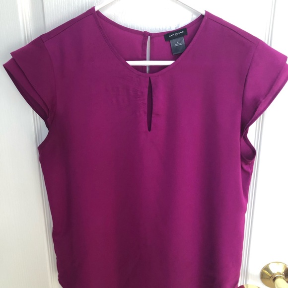 Anne Taylor Keyhole Blouse - Picture 2 of 3